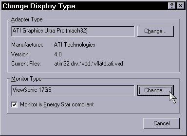 Change Display Type